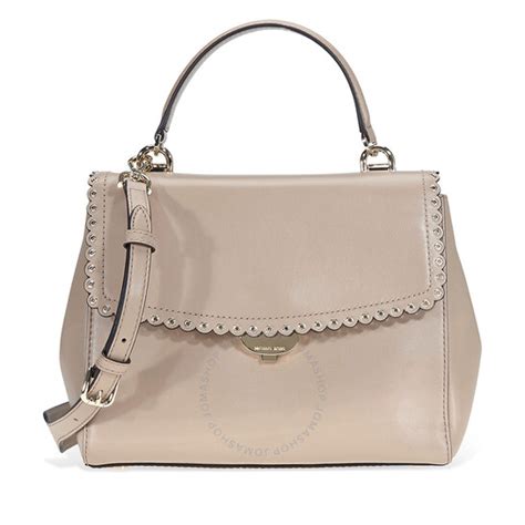 Ava Medium Scalloped Leather Satchel 